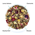 Days of Heaven - Rhubarb Verbena Chamomile Tea (Caffeine Free)