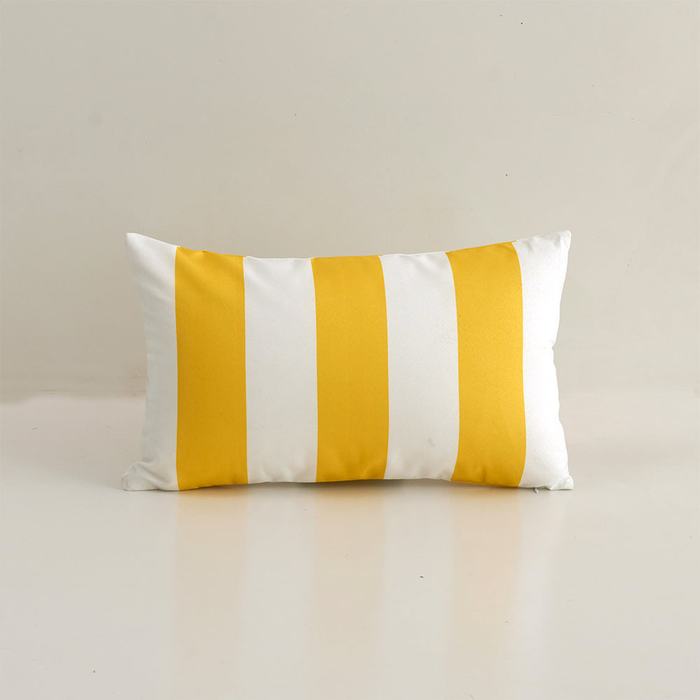 2 size options Stripes/Waving Outdoor Waterproof Pillow (With Insert) waterproof outdoor throw pillow, great for your outdoor furniture