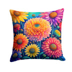 Colorful Chrysanthemums Fabric Decorative Pillow DAC1944PW1818