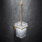 Bathroom Accessories Bathroom Shelf Towel Rack Paper holder Toilet Brush Holder Towel Ranger Brushed Gold Brass Bath Hardware