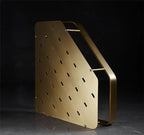 Bathroom Accessories Bathroom Shelf Towel Rack Paper holder Toilet Brush Holder Towel Ranger Brushed Gold Brass Bath Hardware