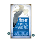 Home is Where the Waves Are - Wood & Metal Wall Art