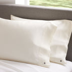 Clean Design Home® Satin Pillowcase, set of 2 + Matching Travel Bag