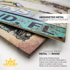 Home is Where the Waves Are - Wood & Metal Wall Art