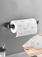 Kitchen Paper Towel Holder Adhesive Tissue Hanger Toilet Roll Paper Dispenser Cabinet Storage Napkin Rack Bathroom Accessories