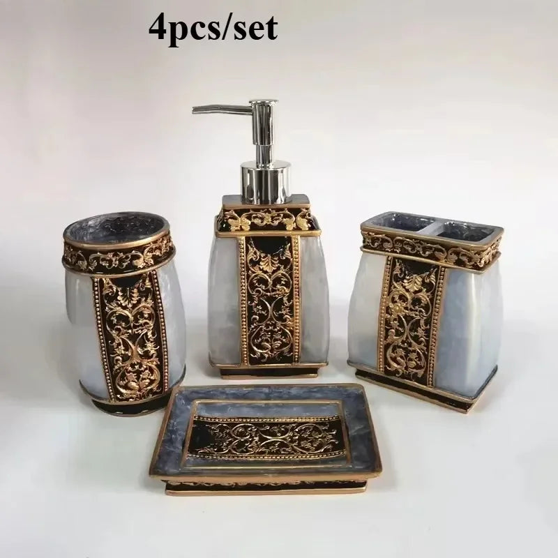 Bathroom Decoration  Accessories for Bathroom  Toothbrush Case  Bathroom Accessories Resin Shower Toilet Accessories