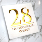 Personalized Custom Acrylic Modern House Numbers Sign Door Address Street 3D Letter Number Plaques Outdoor Name Home Decor Plate