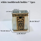 Bathroom Decoration  Accessories for Bathroom  Toothbrush Case  Bathroom Accessories Resin Shower Toilet Accessories
