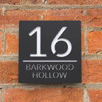 Personalized Custom Acrylic Modern House Numbers Sign Door Address Street 3D Letter Number Plaques Outdoor Name Home Decor Plate