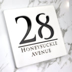 Personalized Custom Acrylic Modern House Numbers Sign Door Address Street 3D Letter Number Plaques Outdoor Name Home Decor Plate