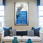 Home is Where the Waves Are - Wood & Metal Wall Art