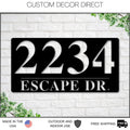 Address Sign, Metal Address Plaque, Metal house numbers, Custom Address Sign, Home Address Sign, Address Number, Bestseller