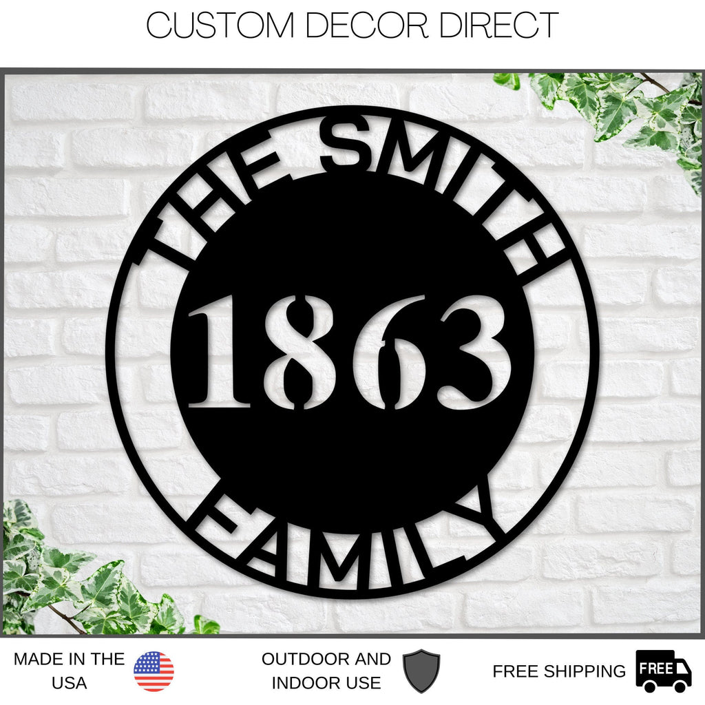Address Sign, Address Family Name Sign, Last Name Sign, Front Door Sign, Outdoor House Sign, Custom Address Sign, Home Address Sign, Realtor