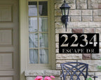 Address Sign, Metal Address Plaque, Metal house numbers, Custom Address Sign, Home Address Sign, Address Number, Bestseller