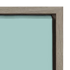 Sylvie Relax in Pale Teal Framed Canvas by Apricot and Birch