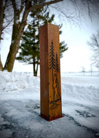 Timberline Grizzly Solar Pillar - Steel