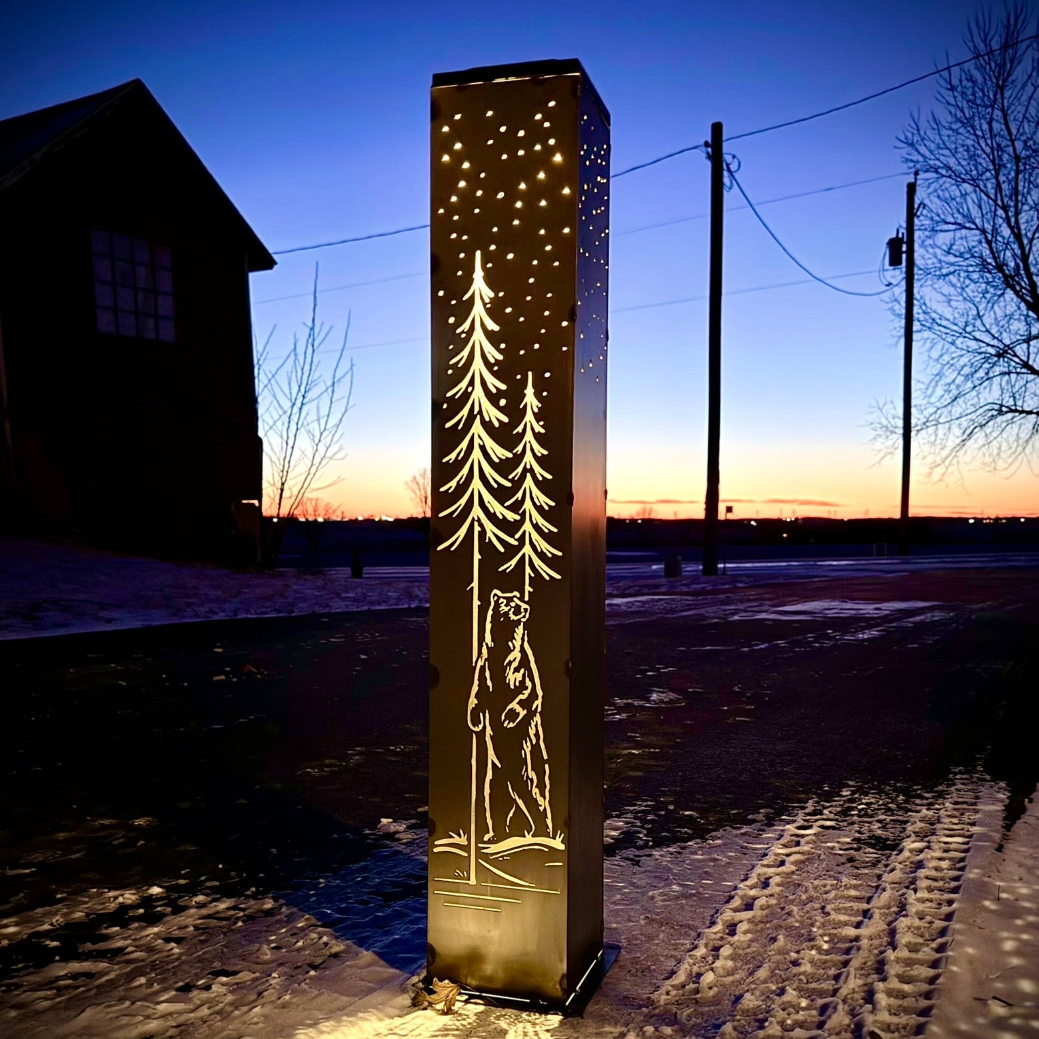 Timberline Grizzly Solar Pillar - Steel